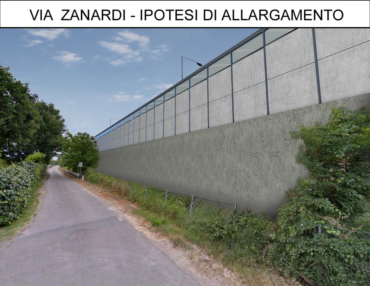 Via Zanardi Allargamento